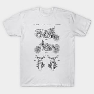 Motorcycle Designs Patent Print 2006 T-Shirt